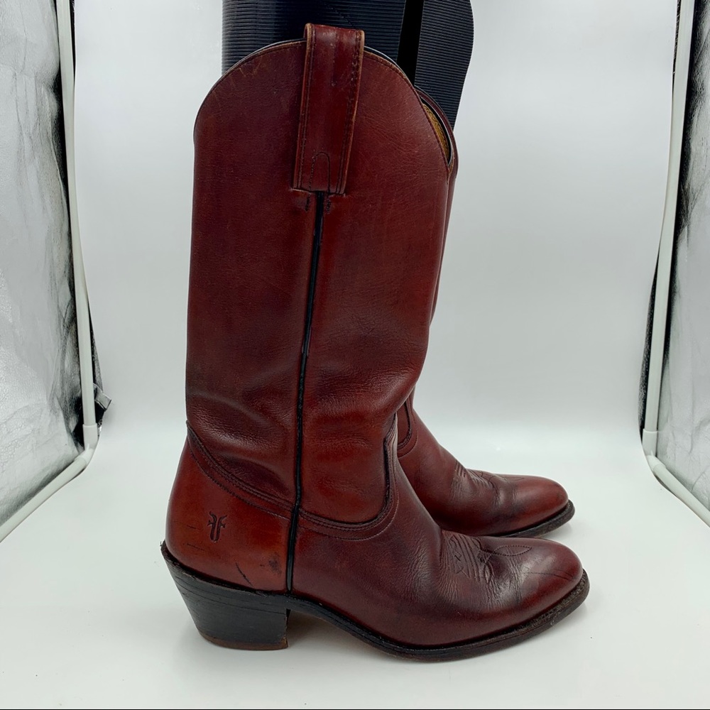 Men’s Vintage Oxblood Frye Boots